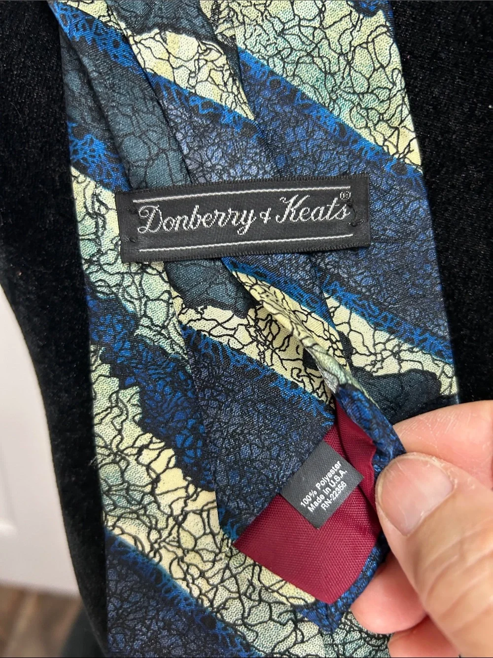 Six Vintage 100-%Silk Ties